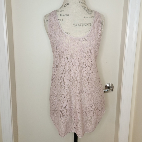 Vintage Wilfred silk lace tank - Picture 1 of 11